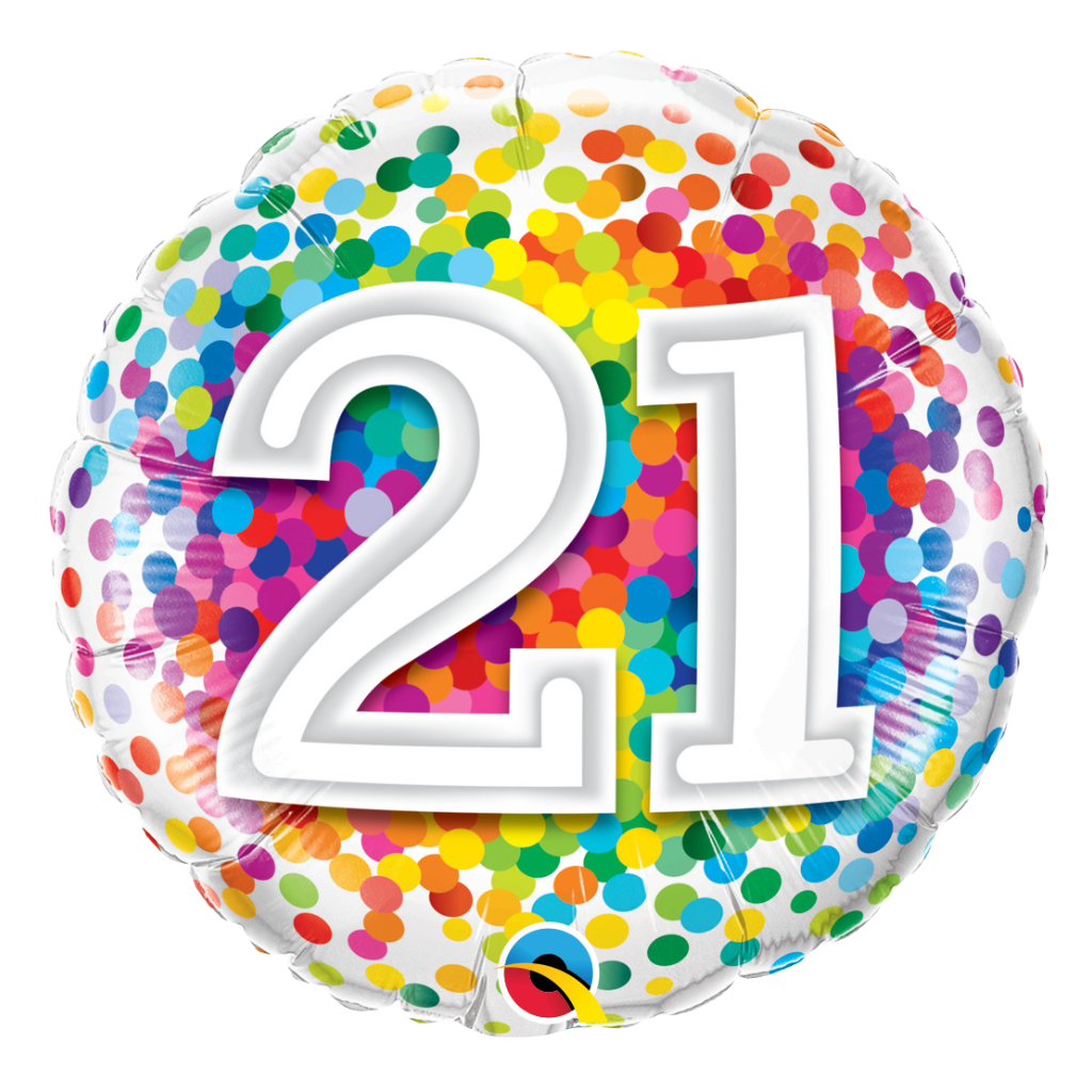 21 Rainbopw Confetti