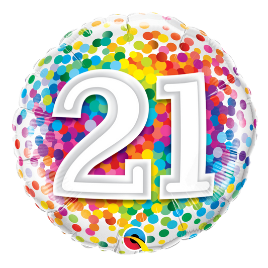 21 Rainbopw Confetti