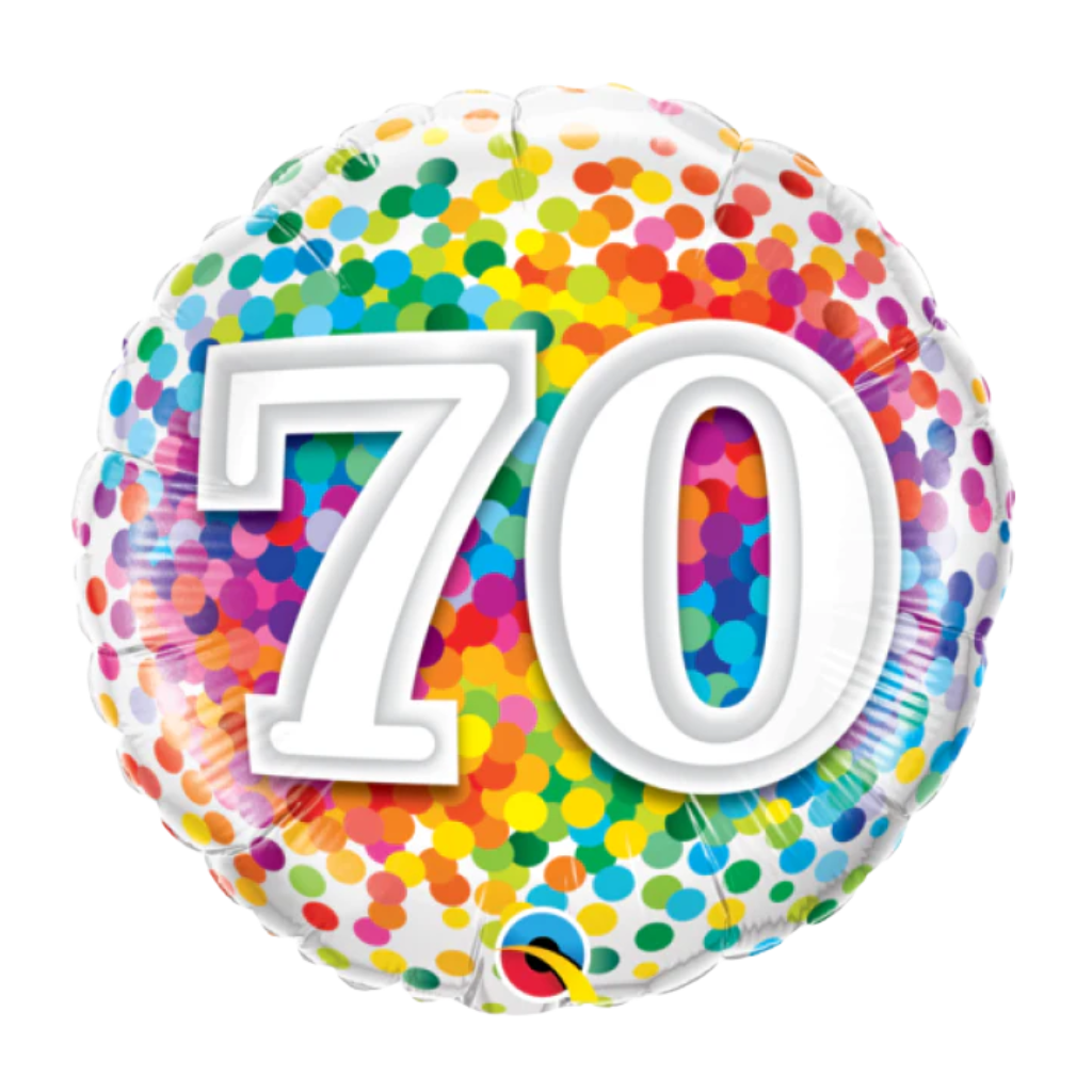 70 Rainbow Confetti
