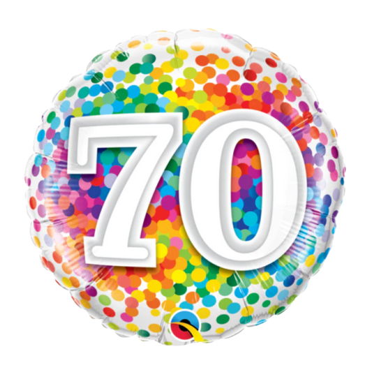 70 Rainbow Confetti