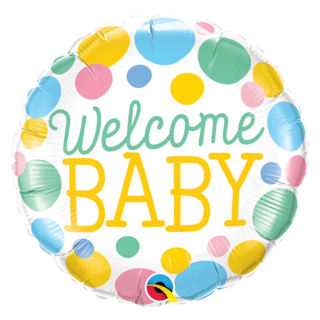 Welcome Baby Pastel Circles