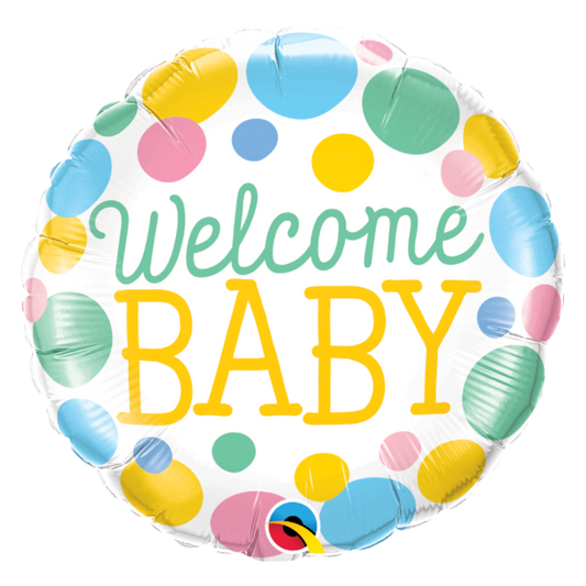Welcome Baby Pastel Circles