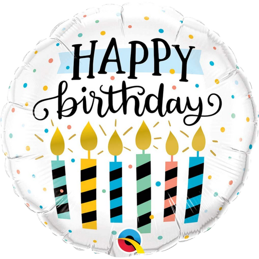 Happy Birthday Pastel Candles  2