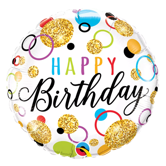 Happy Birthday Circles