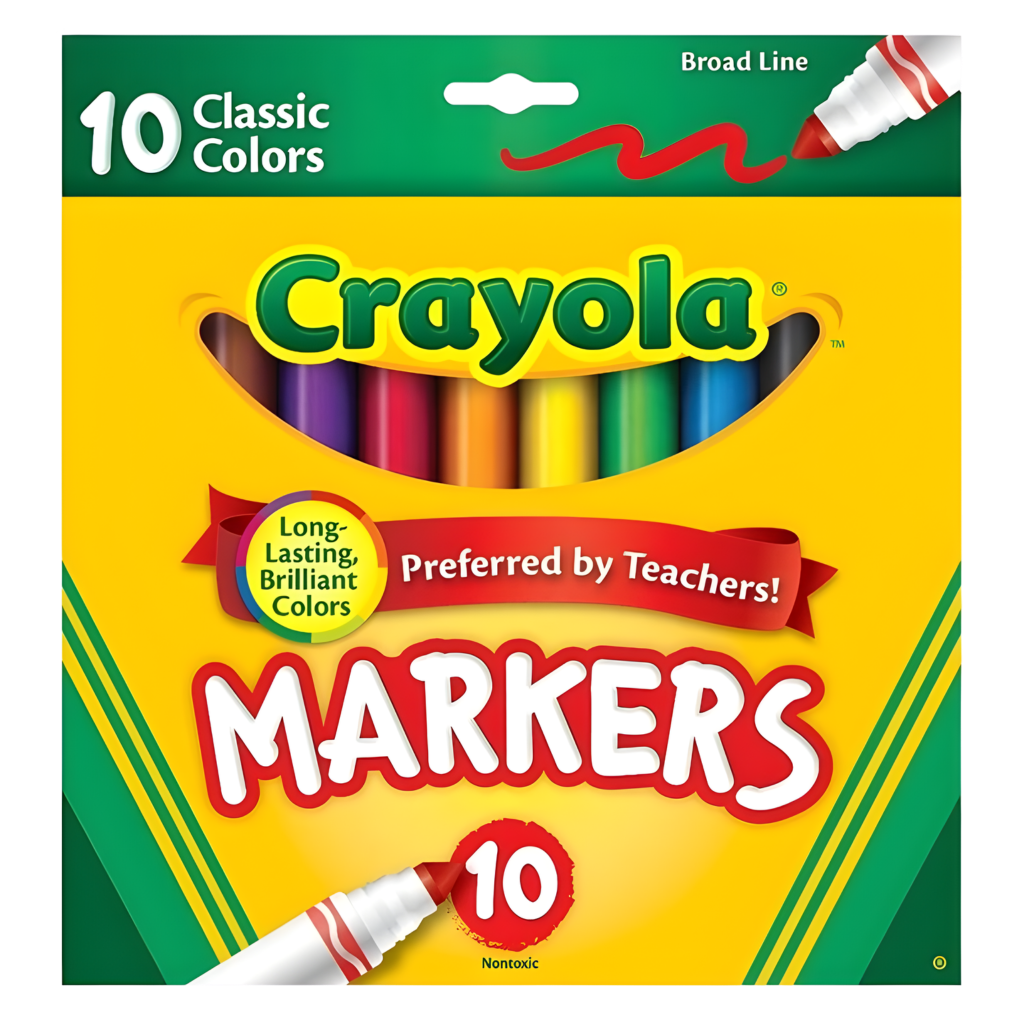 Crayola Broadline Markers (10pk)
