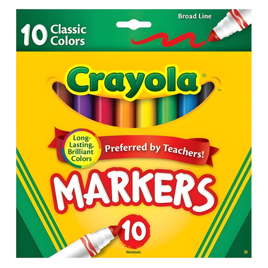 Crayola Broadline Markers (10pk)