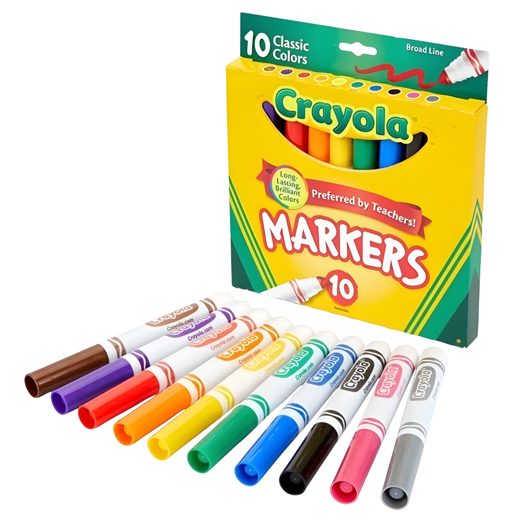 Crayola Broadline Markers (10pk)