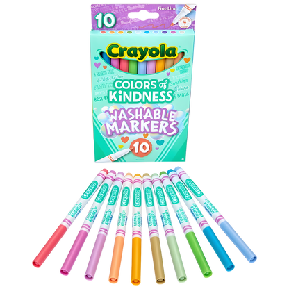 Crayola Fineline Colours of Kindness (10pk)