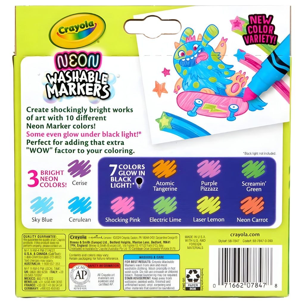 Crayola Neon Markers (10pk)