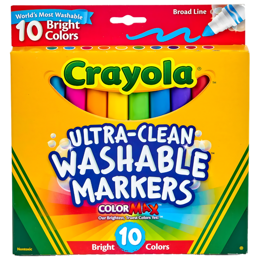 Crayola Ultra Clean Washable Markers (10pk)