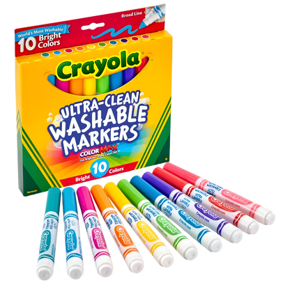 Crayola Ultra Clean Washable Markers (10pk)