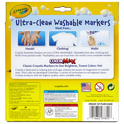 Crayola Ultra Clean Washable Markers (10pk)