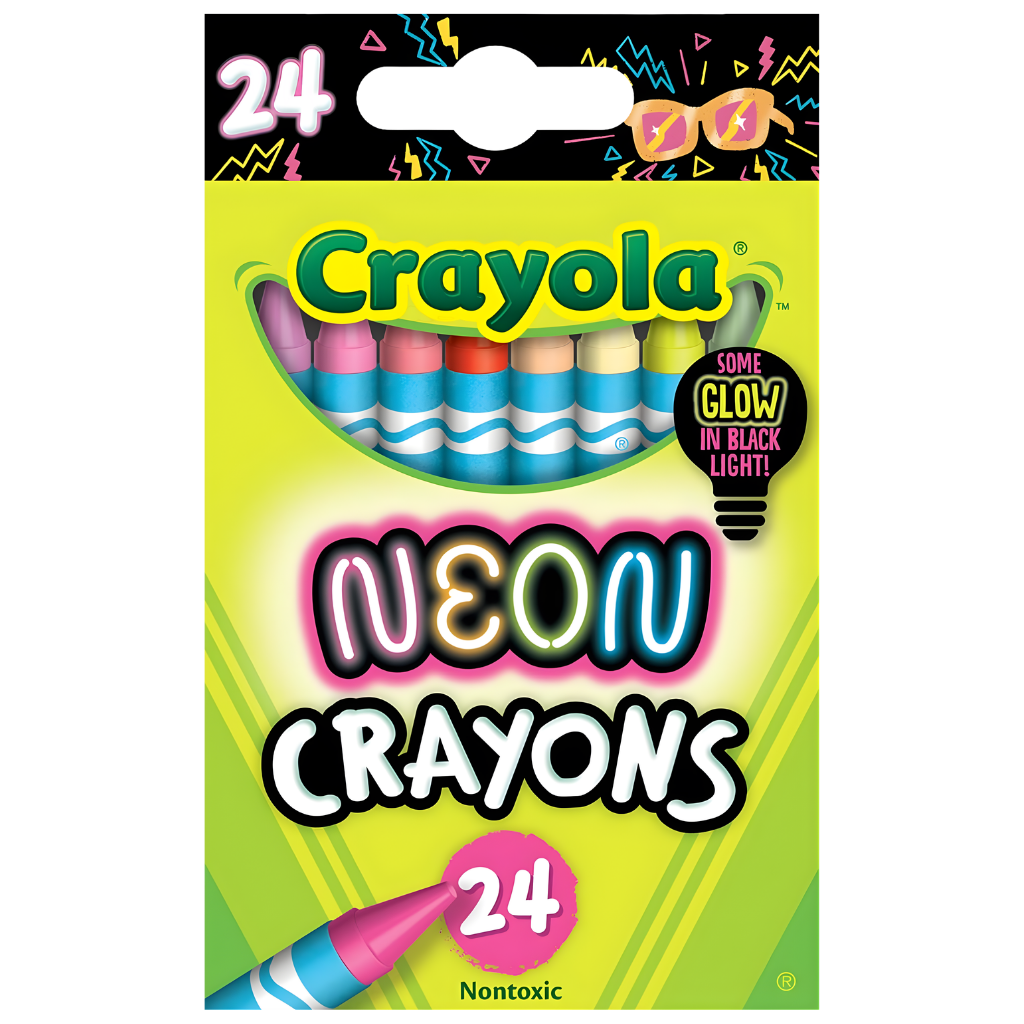 Crayola Neon Crayons (24pk)
