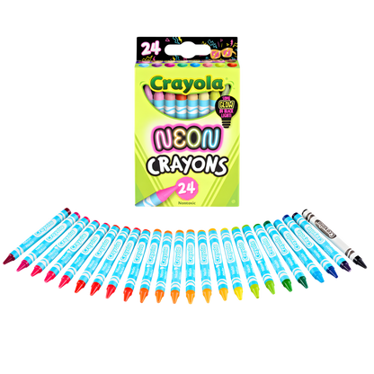Crayola Neon Crayons (24pk)