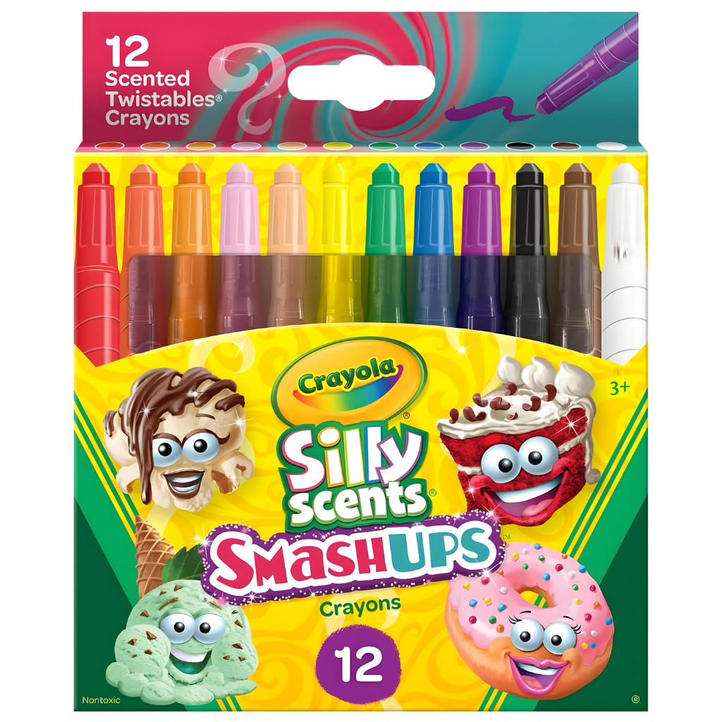 Crayola Silly Scents Smash Ups Crayons (12pk)