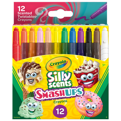 Crayola Silly Scents Smash Ups Crayons (12pk)