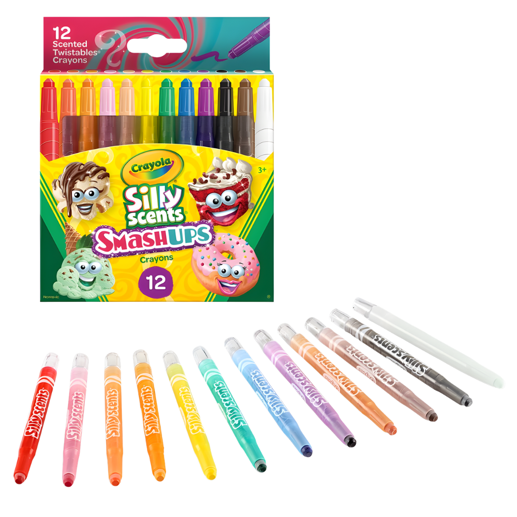 Crayola Silly Scents Smash Ups Crayons (12pk)