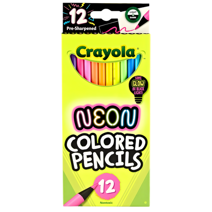 Crayola Neon Coloured Pencils (12pk) 