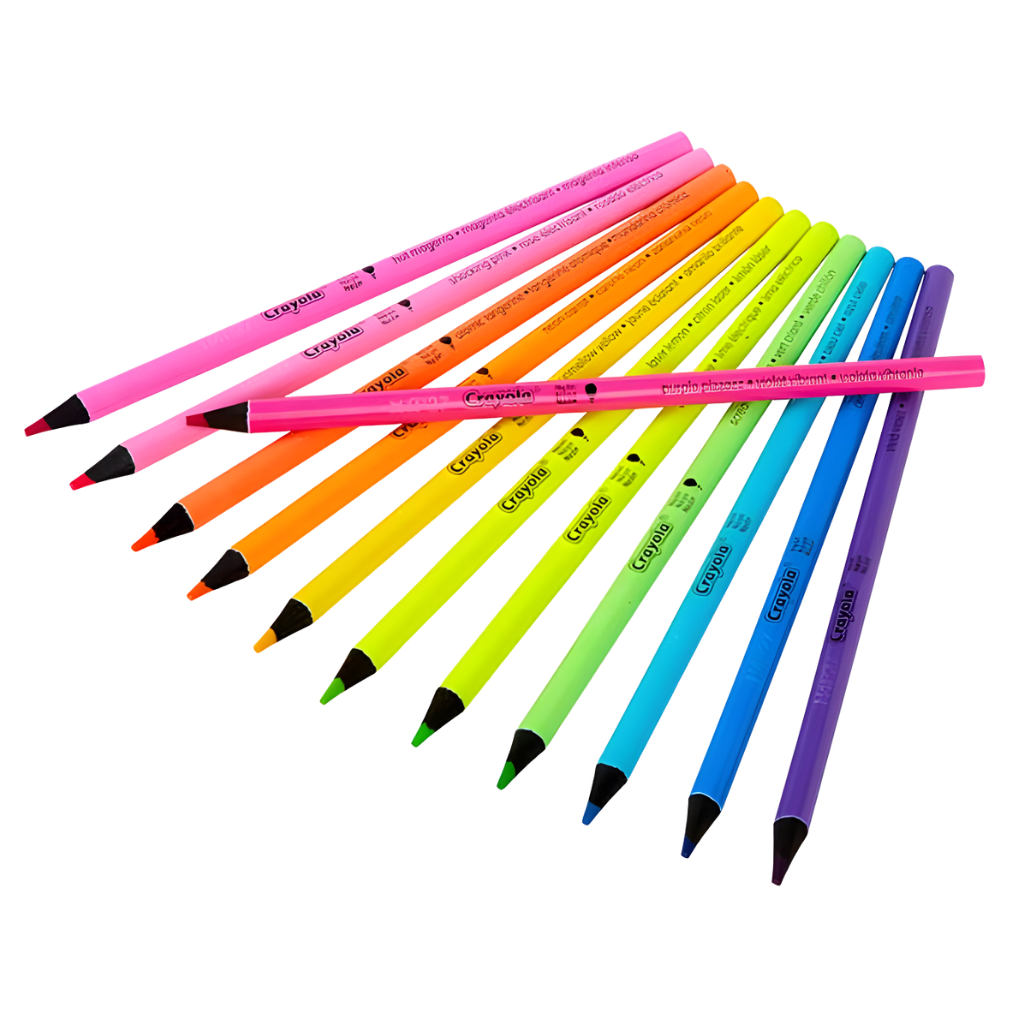 Crayola Neon Coloured Pencils (12pk) 
