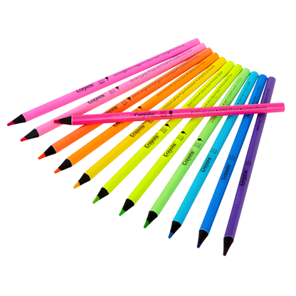 Crayola Neon Coloured Pencils (12pk) 