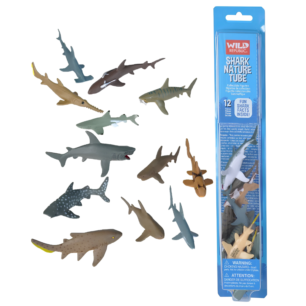 Wild Republic Nature Tube - Sharks