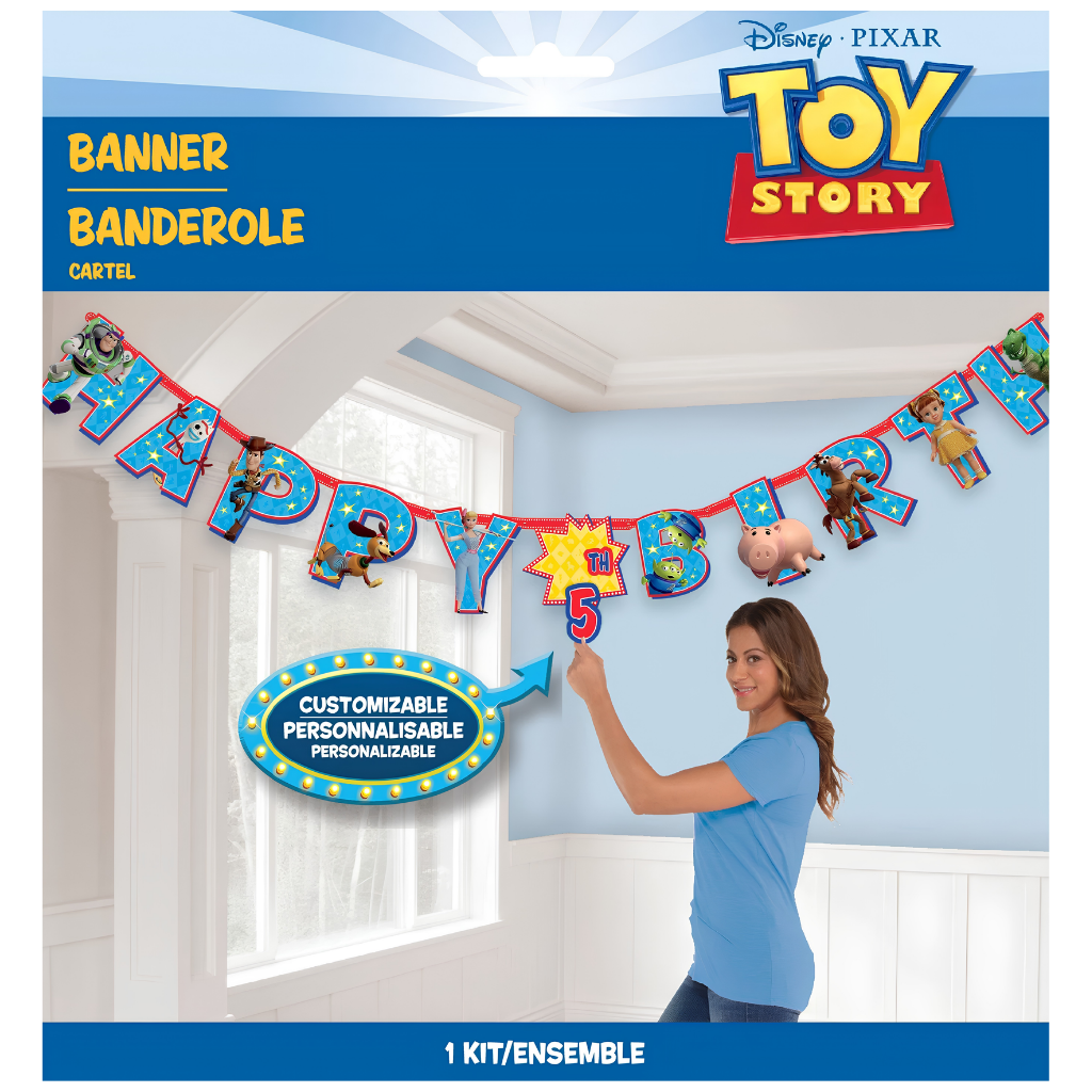 Toy Story Jumbo 'Add an Age' Birthday Banner