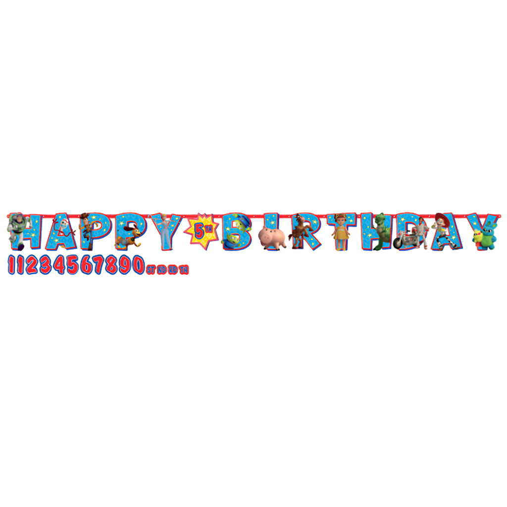 Toy Story Jumbo 'Add an Age' Birthday Banner