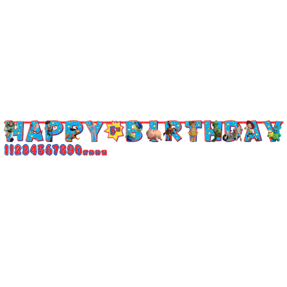 Toy Story Jumbo 'Add an Age' Birthday Banner