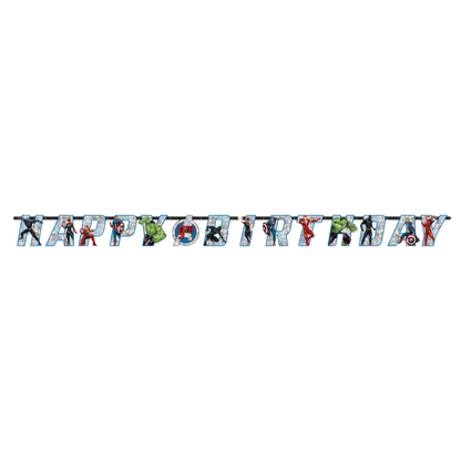 Avengers Jumbo 'Add an Age' Birthday Banner