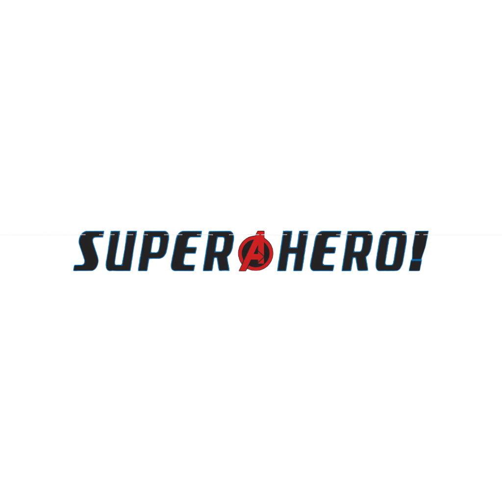 Avengers Jumbo 'Add an Age' Birthday Banner