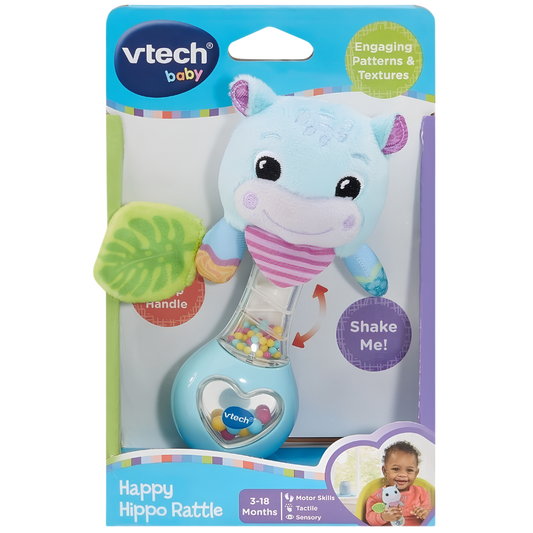 Happy Hippo Rattle