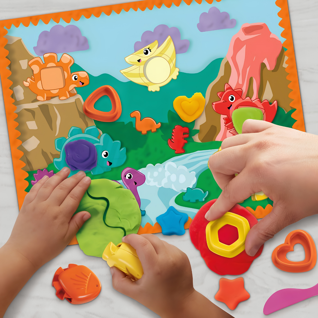 PlayDoh Shape and Colour Dino