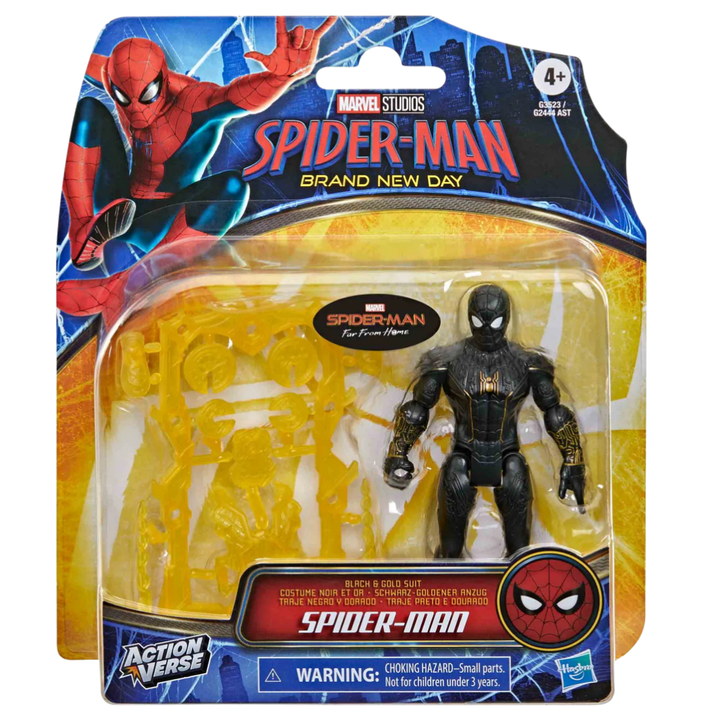 Brand New Day Action Verse Figure - Spider-Man Black & Gold Suit 