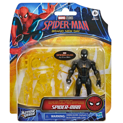 Brand New Day Action Verse Figure - Spider-Man Black & Gold Suit 