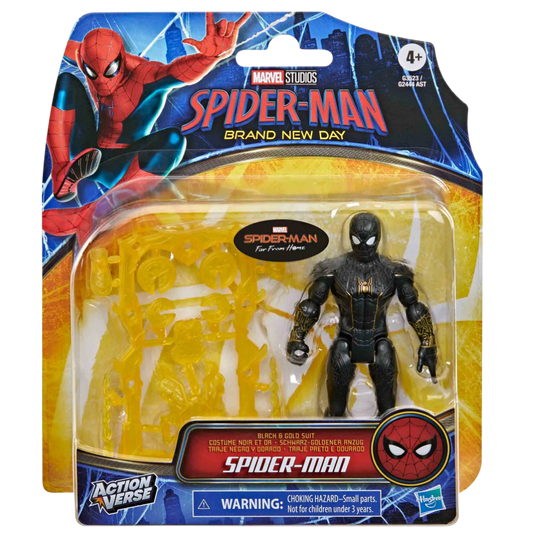 Brand New Day Action Verse Figure - Spider-Man Black & Gold Suit 