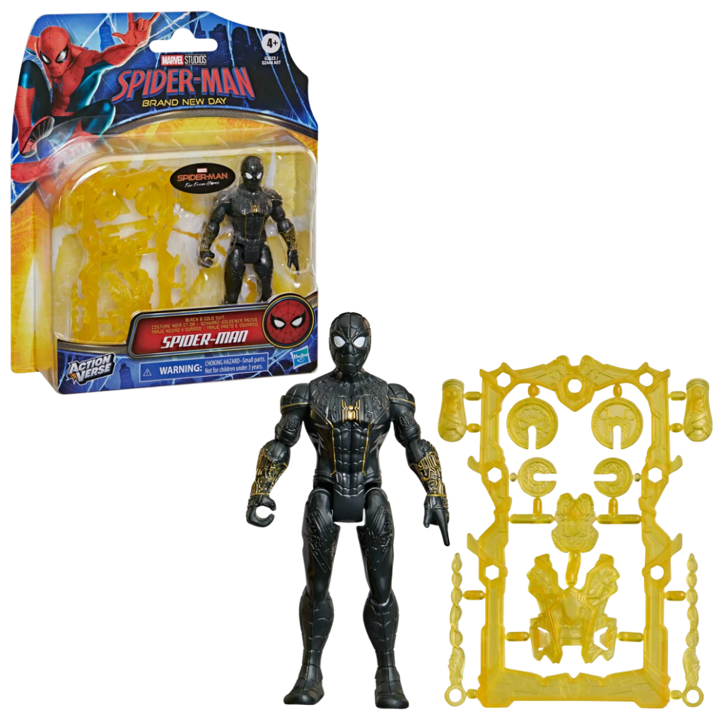 Brand New Day Action Verse Figure - Spider-Man Black & Gold Suit 