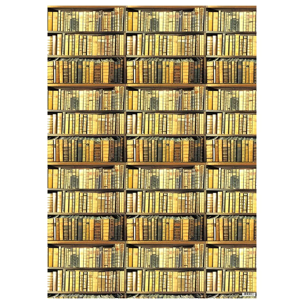 Bookshelf Folded Wrap