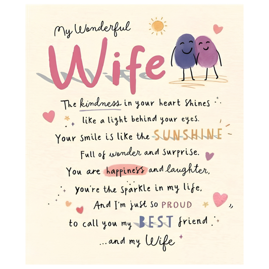 Wife Kindness In Your Heart Shines