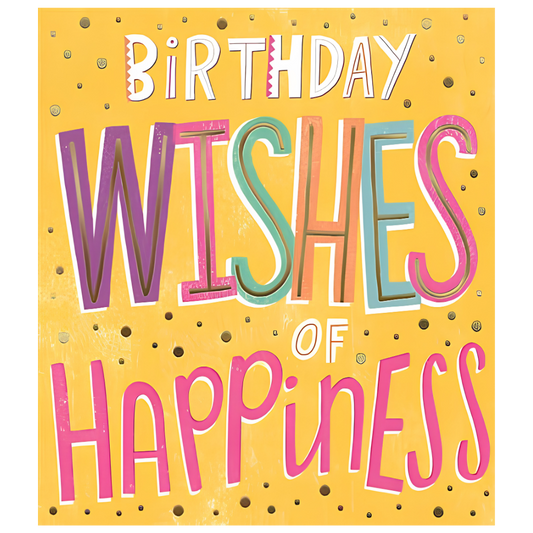 Birthday Wishes of Happiness