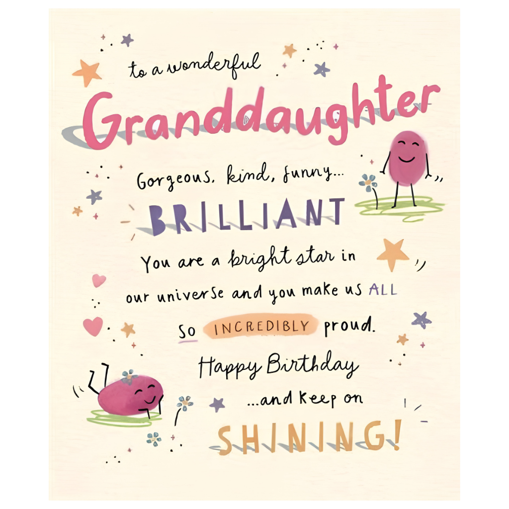Granddaughter Gorgeous Kind Funny