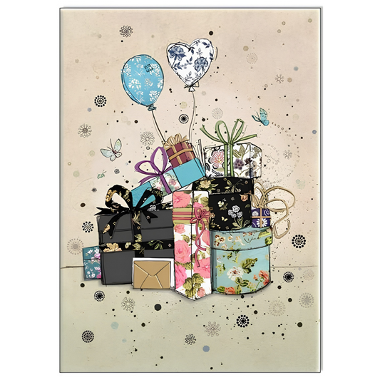 Gift and Balloons