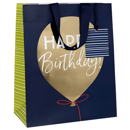 Gift Bag - Gold Balloon (Med) 