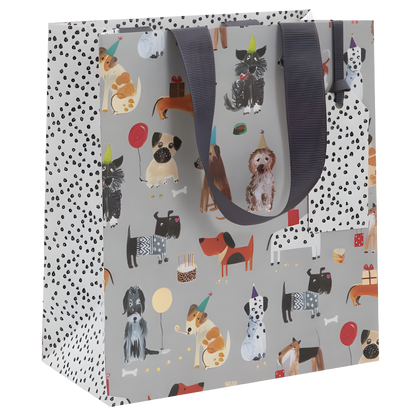 Gift Bag - Tails & Whiskers Dogs (Med)