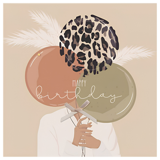 Balloons and Pampas Grass