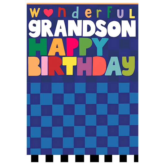 Wonderful Grandson Happy Birthday