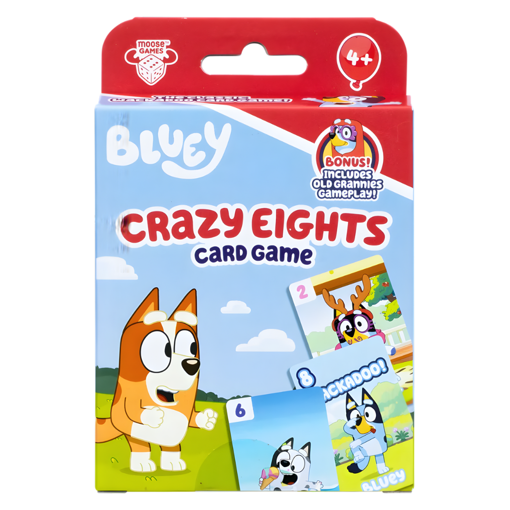Crazy Eights Bluey Card Game