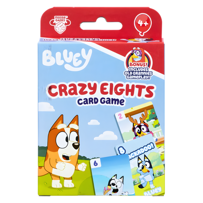 Crazy Eights Bluey Card Game