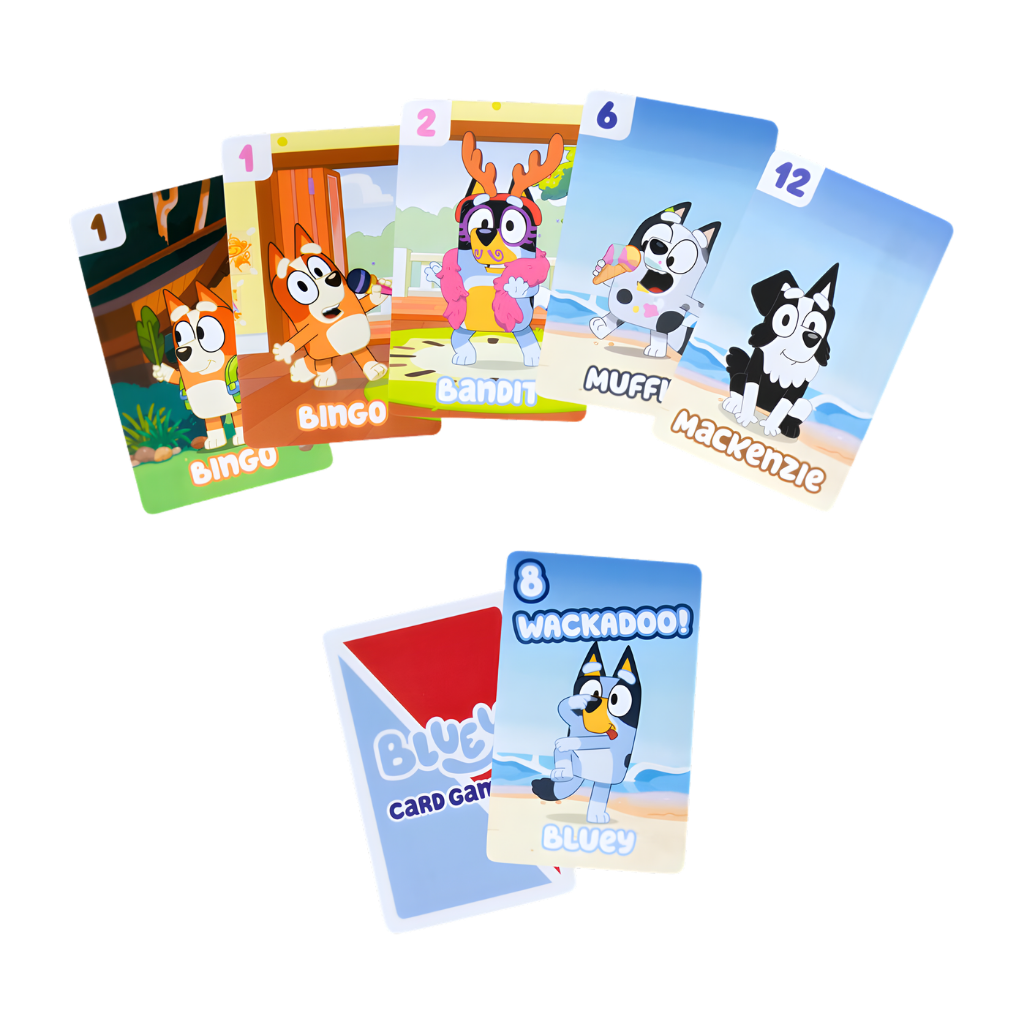 Crazy Eights Bluey Card Game