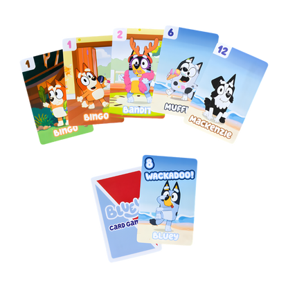 Crazy Eights Bluey Card Game
