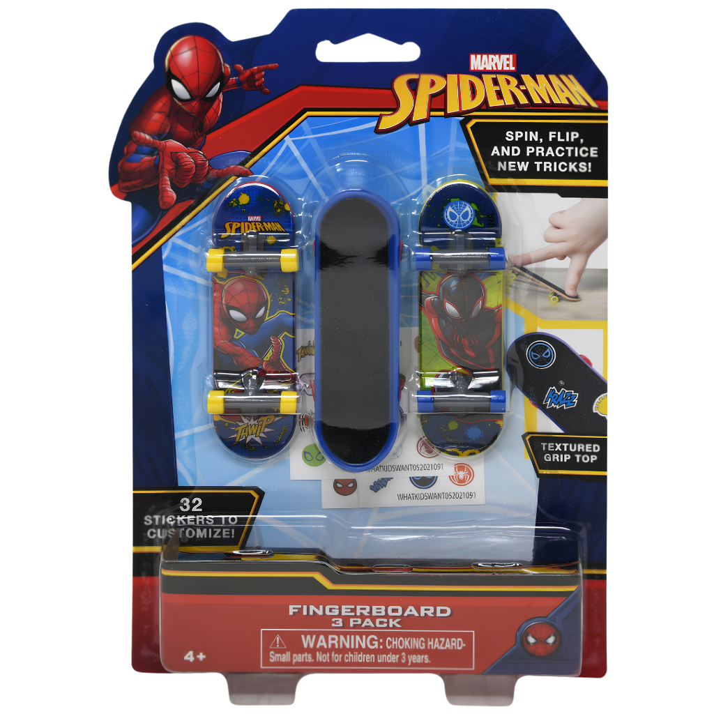 Spider-Man Fingerboard 3 Pack